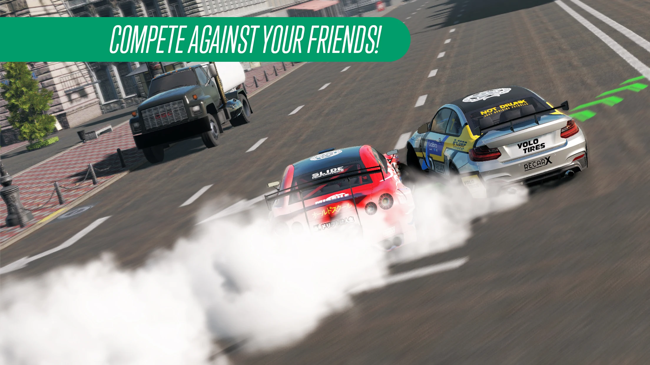 High-speed drift battle from CarX Drift Racing 2