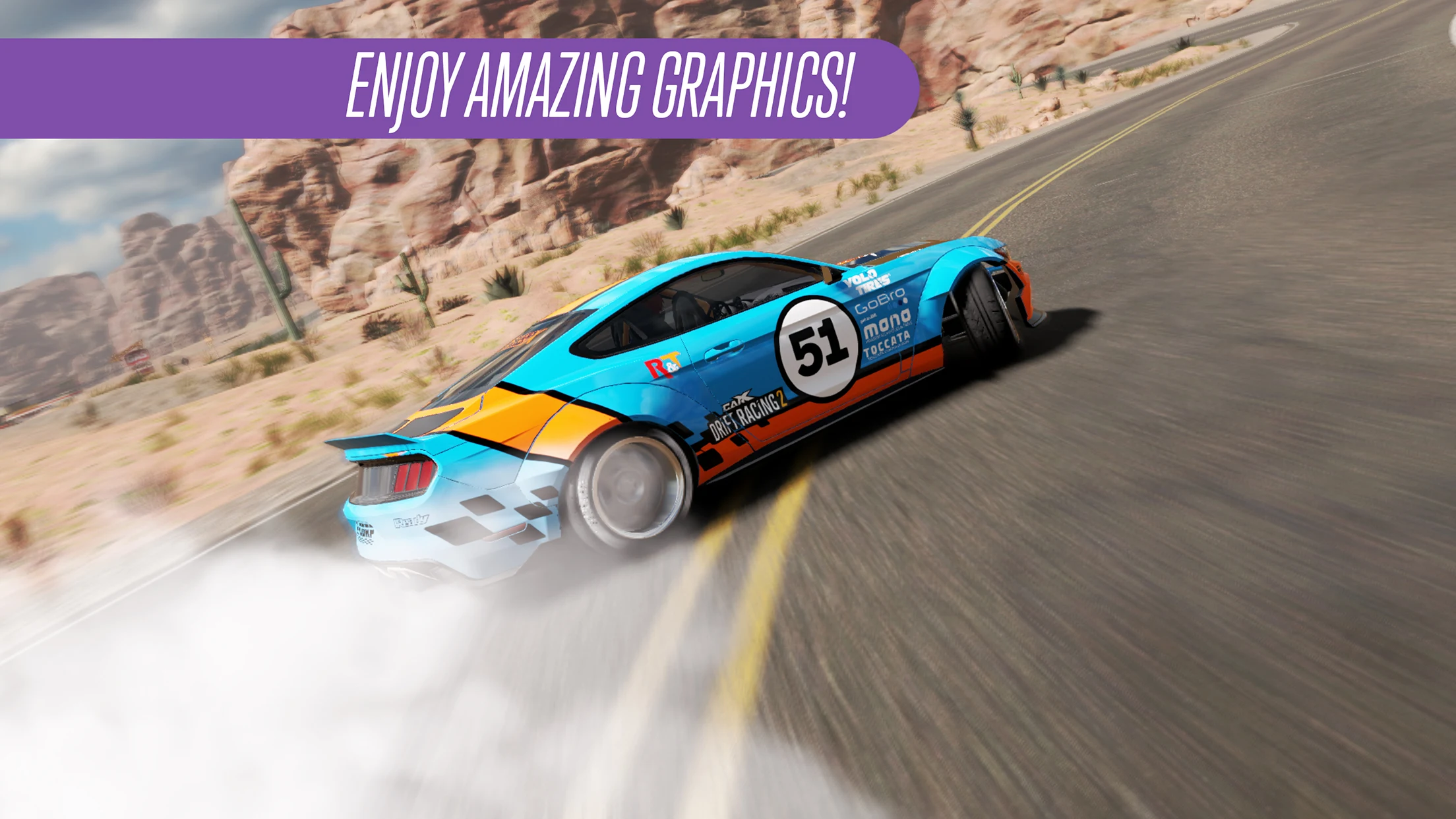 Overview of the CarX Drift Racing 2 gameplay interface and HUD